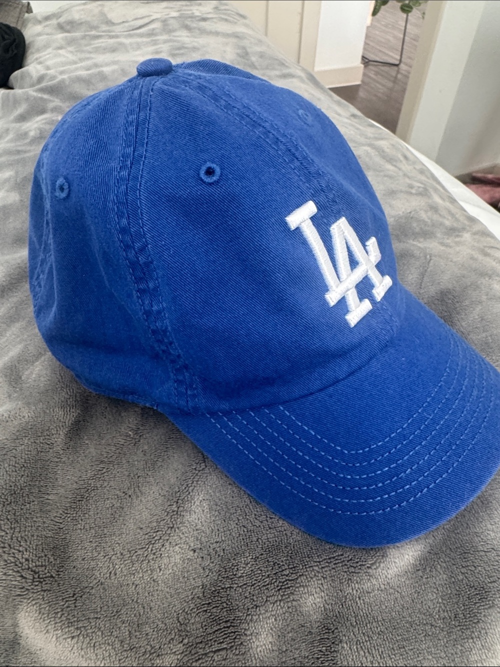 LA Logo adult Blue Baseball Cap